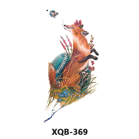 Fox chasing butterfly XQB-369