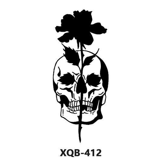 Black Rose Skull XQB-412