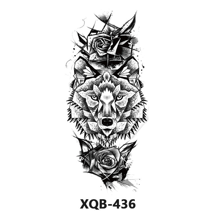 The wolf gazing at the rose XQB-436