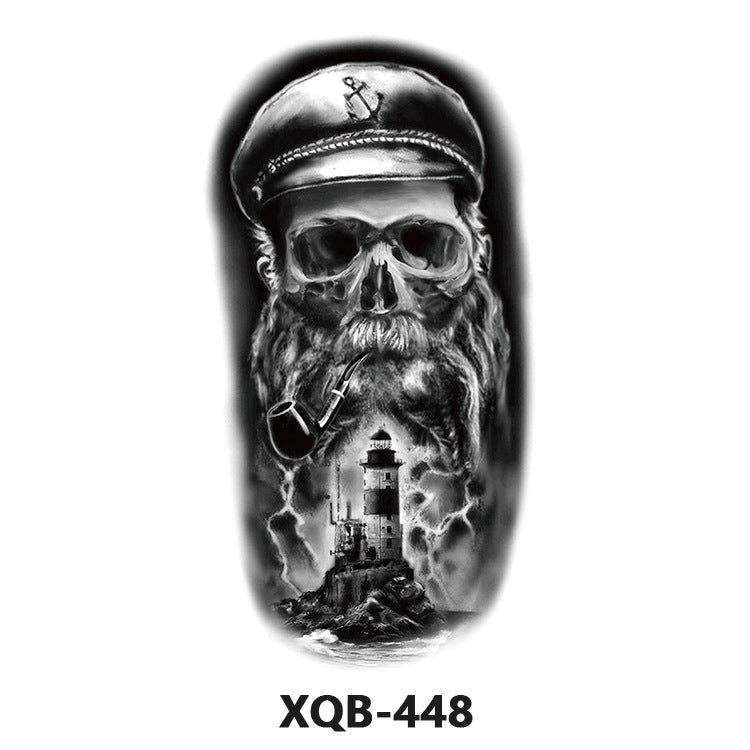 Skull of a Sailor with Lighthouse XQB-448